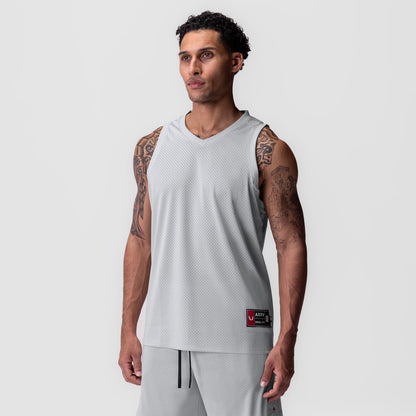 0990. Ion-Mesh Basketball Jersey - Slate Grey | ASRV