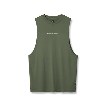0837. 3D-Lite® 2.0 Lycra® Muscle Tank - Olive "RP" | ASRV