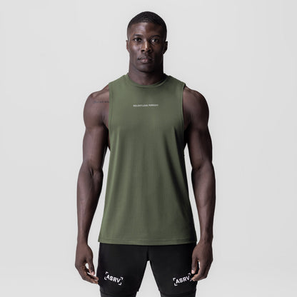 0837. 3D-Lite® 2.0 Lycra® Muscle Tank - Olive "RP" | ASRV