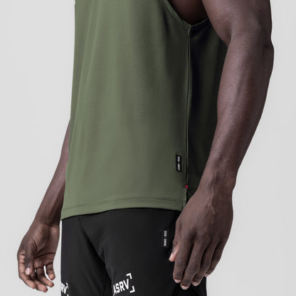 0837. 3D-Lite® 2.0 Lycra® Muscle Tank - Olive "RP" | ASRV