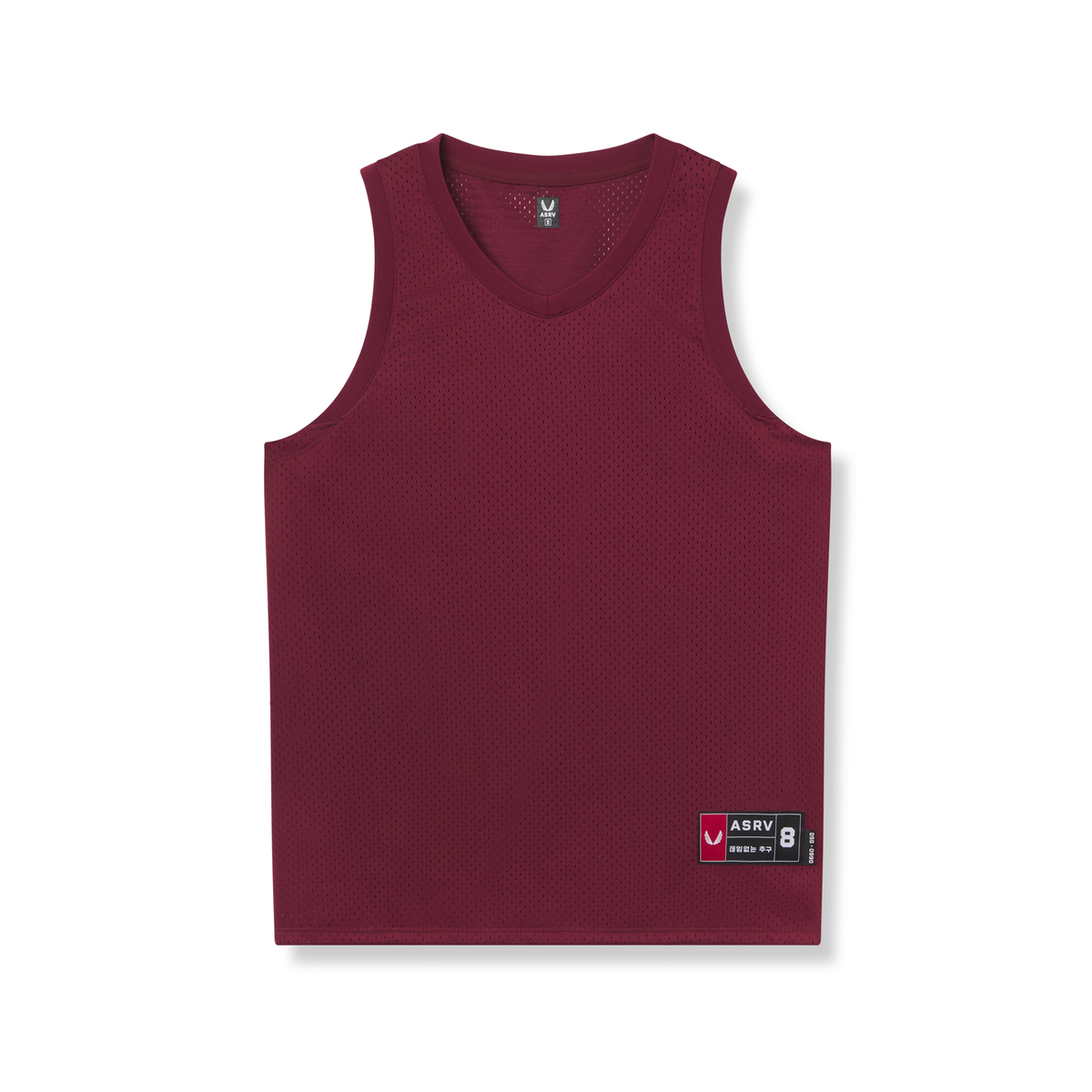 0990. Ion-Mesh Basketball Jersey - Crimson | ASRV