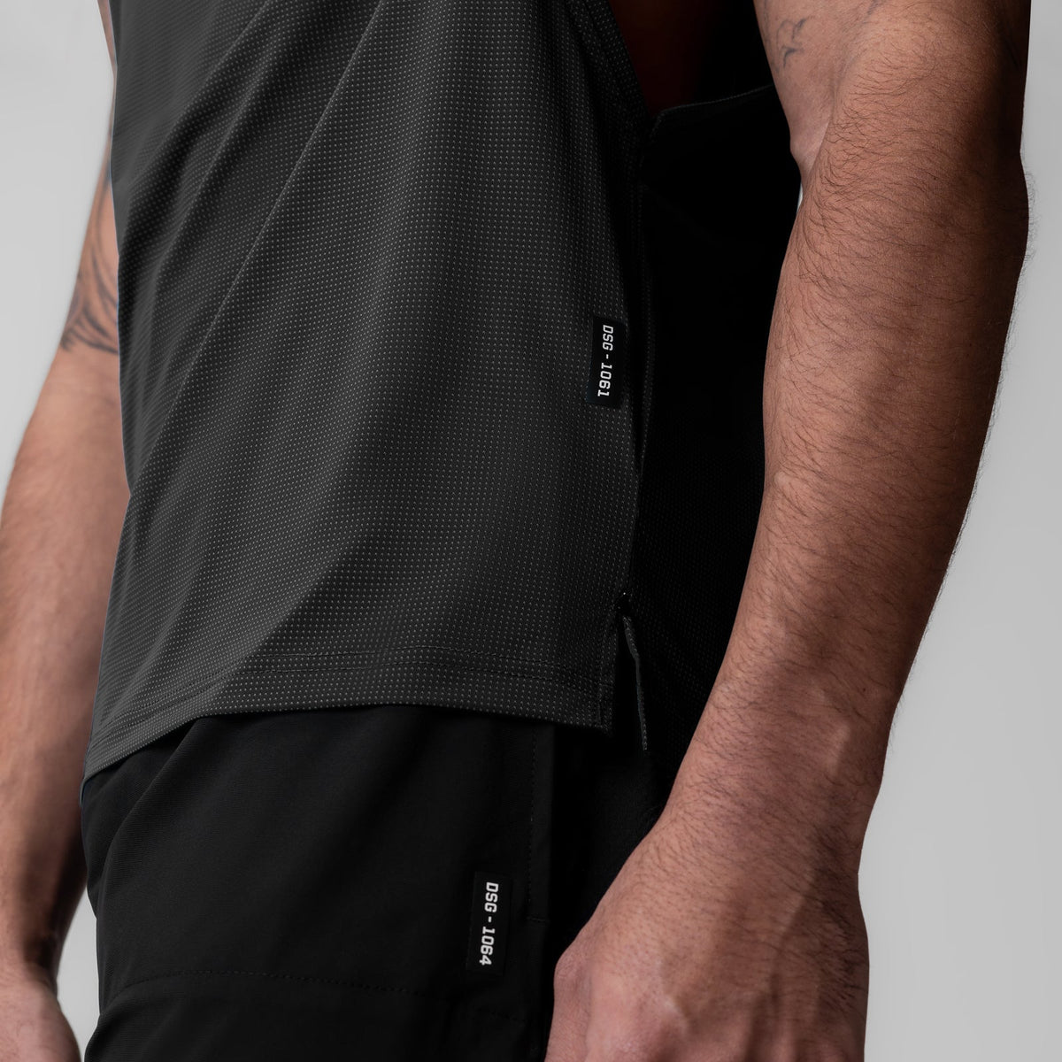 1061. Ice-Skin™ Muscle Tank - Black | ASRV