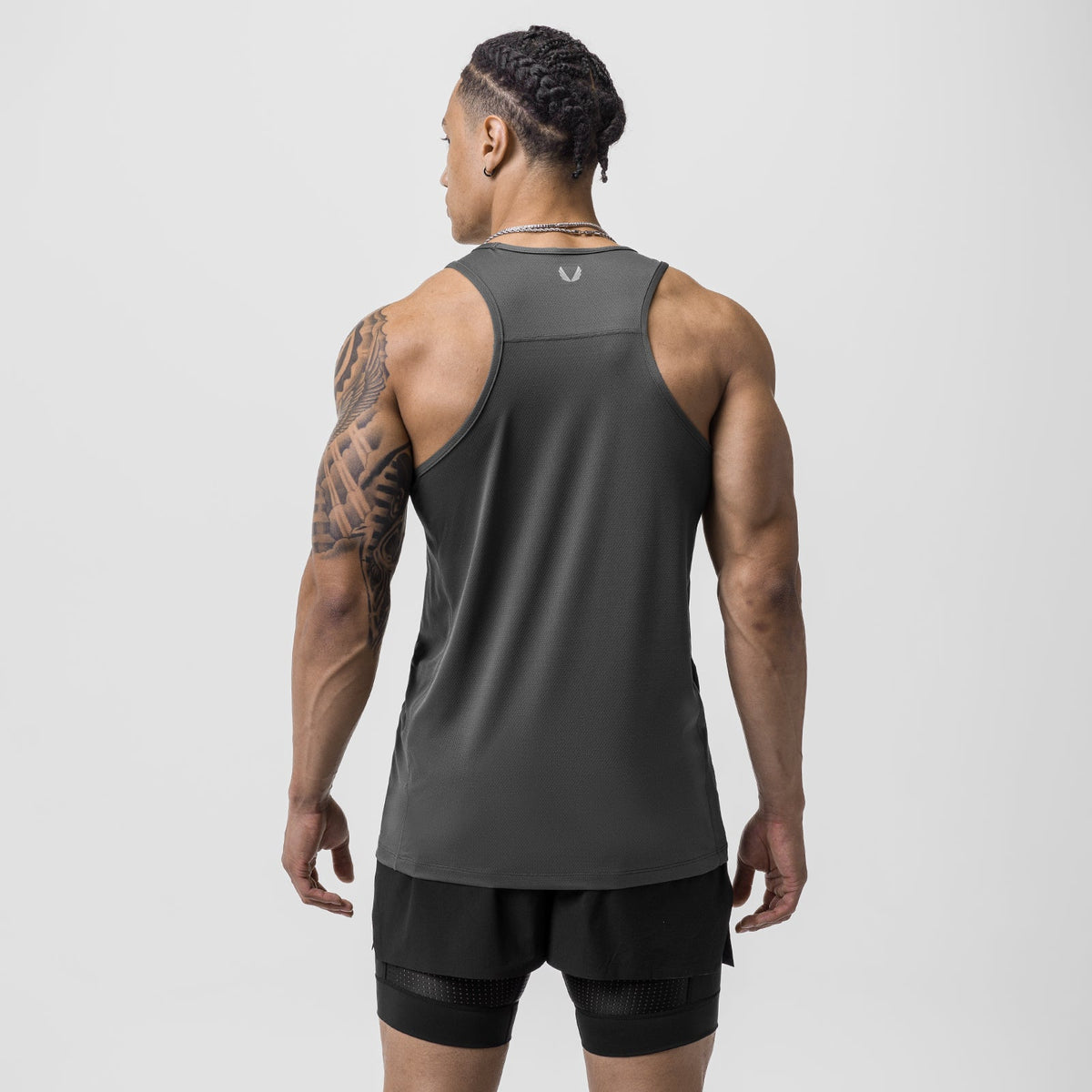 0754. AeroSilver® Training Singlet - Space Grey | ASRV