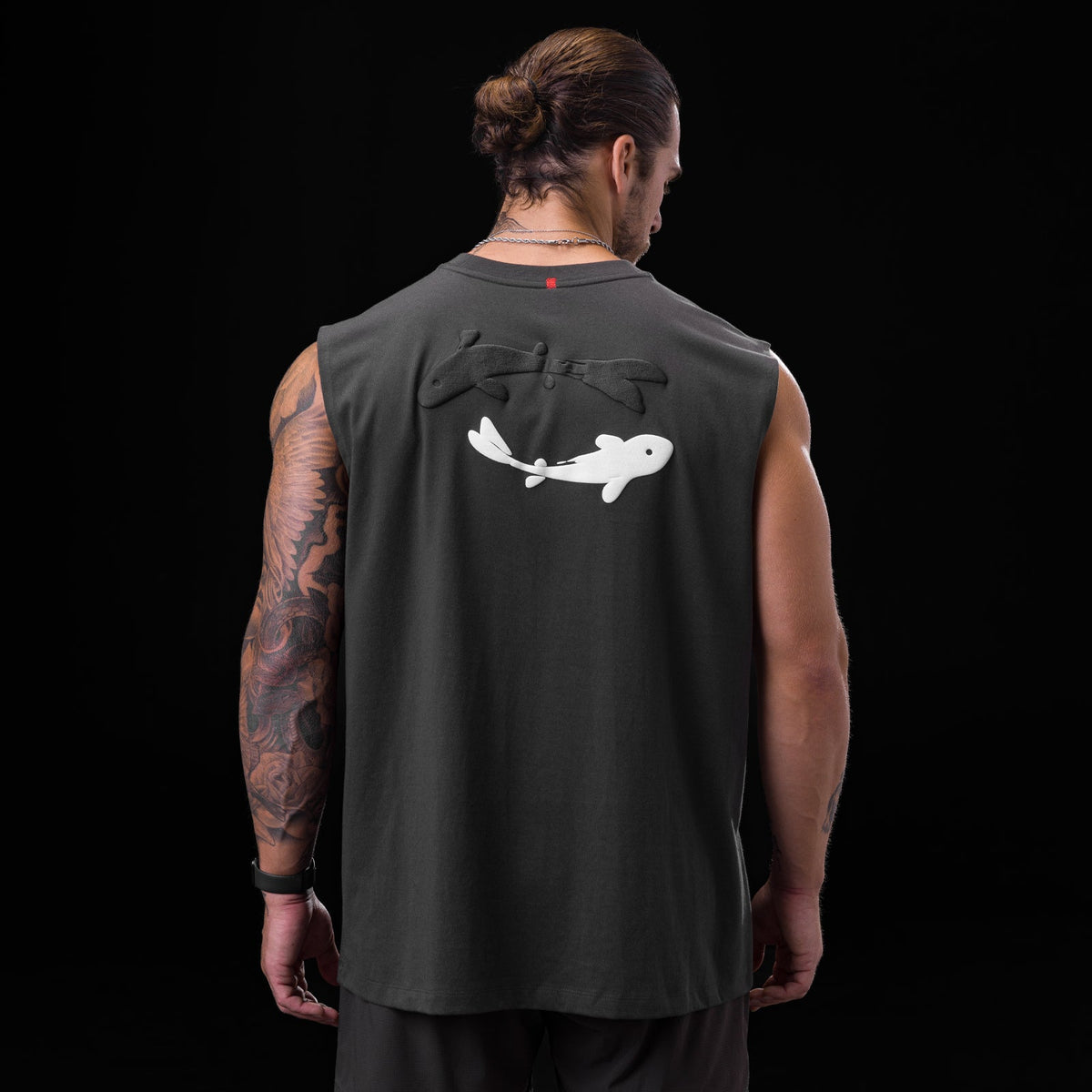 0807. Tech Essential™ Relaxed Cutoff - Space Grey "Koi" | ASRV
