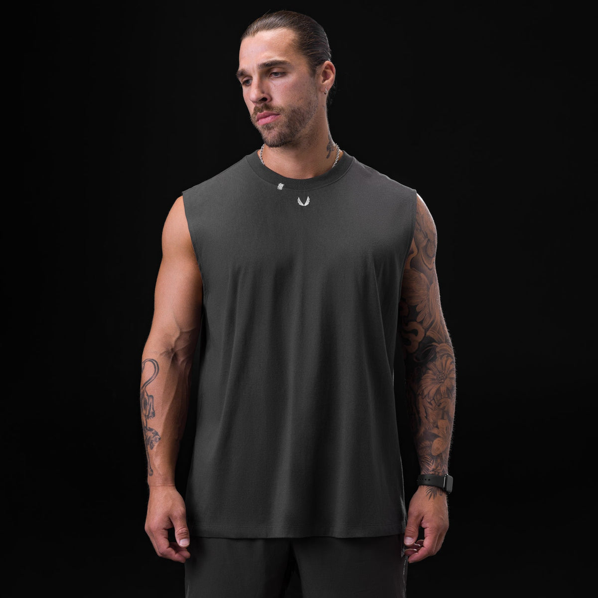 0807. Tech Essential™ Relaxed Cutoff - Space Grey/White "OTWR" | ASRV