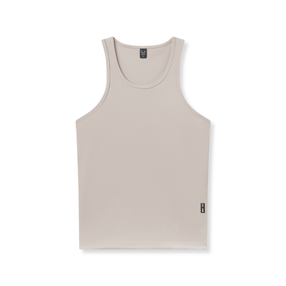 0986. Creora® Tech Ribbed Tank - Chai | ASRV