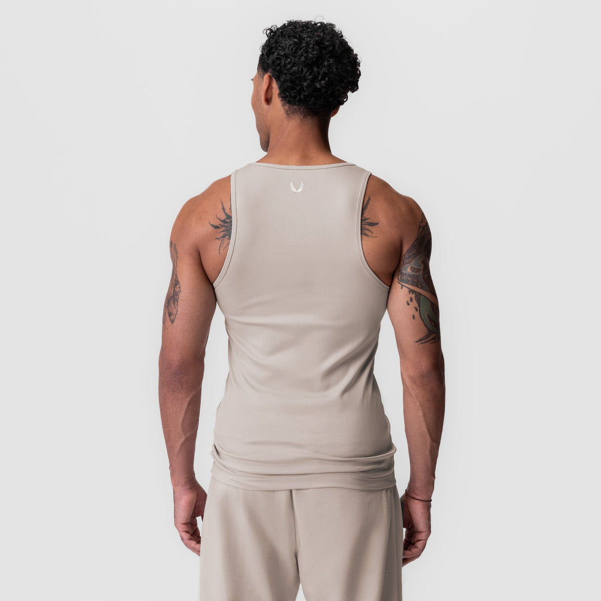 0986. Creora® Tech Ribbed Tank - Chai | ASRV