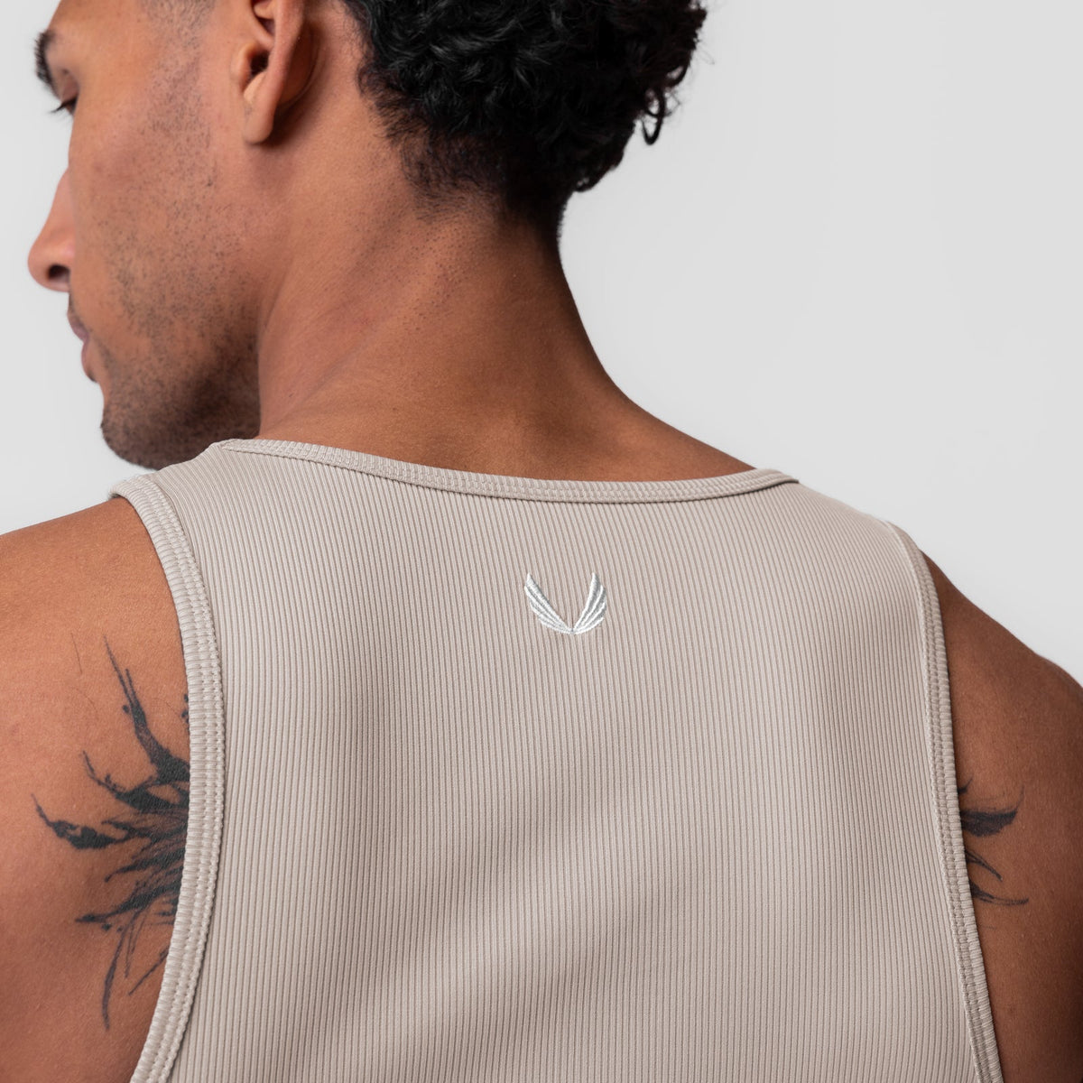 0986. Creora® Tech Ribbed Tank - Chai | ASRV