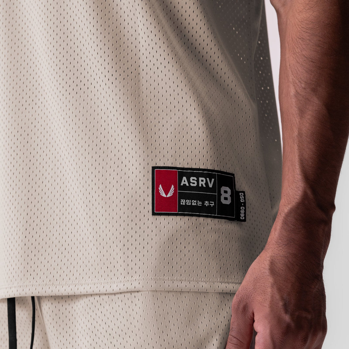 0990. Ion-Mesh Basketball Jersey - Chai | ASRV
