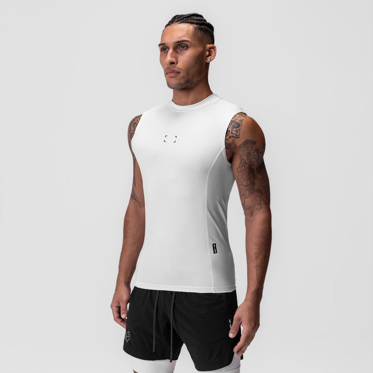 0909. WarpFlexx® Compression Cutoff - White "Space Bracket" | ASRV