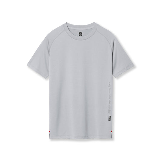 0839. 3D-Lite® 2.0 Lycra® Fitted Tee - Slate Grey "OTWR" | ASRV