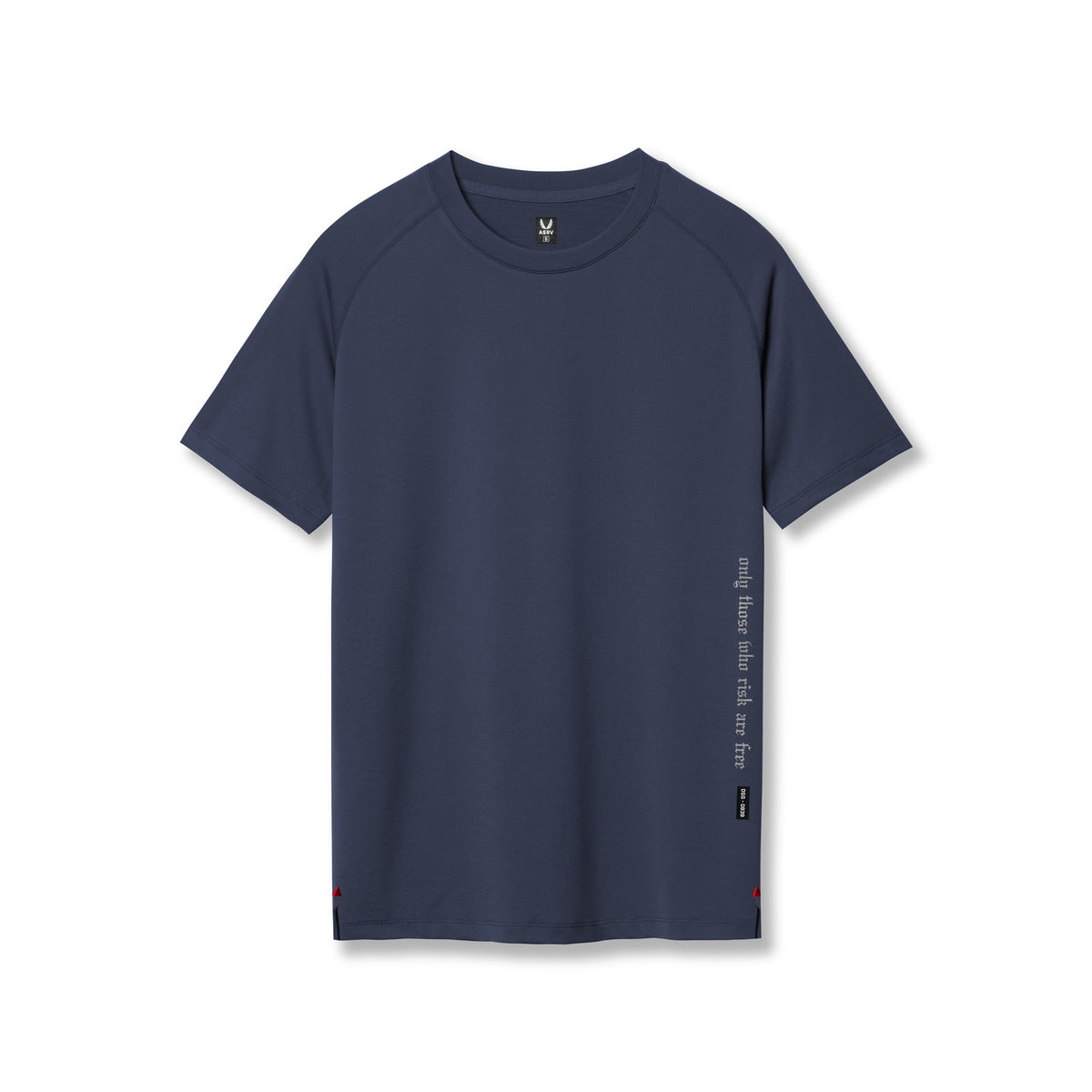 0839. 3D-Lite® 2.0 Lycra® Fitted Tee - Navy "OTWR" | ASRV