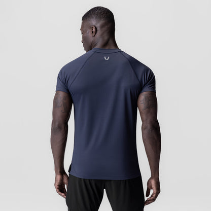 0839. 3D-Lite® 2.0 Lycra® Fitted Tee - Navy "OTWR" | ASRV