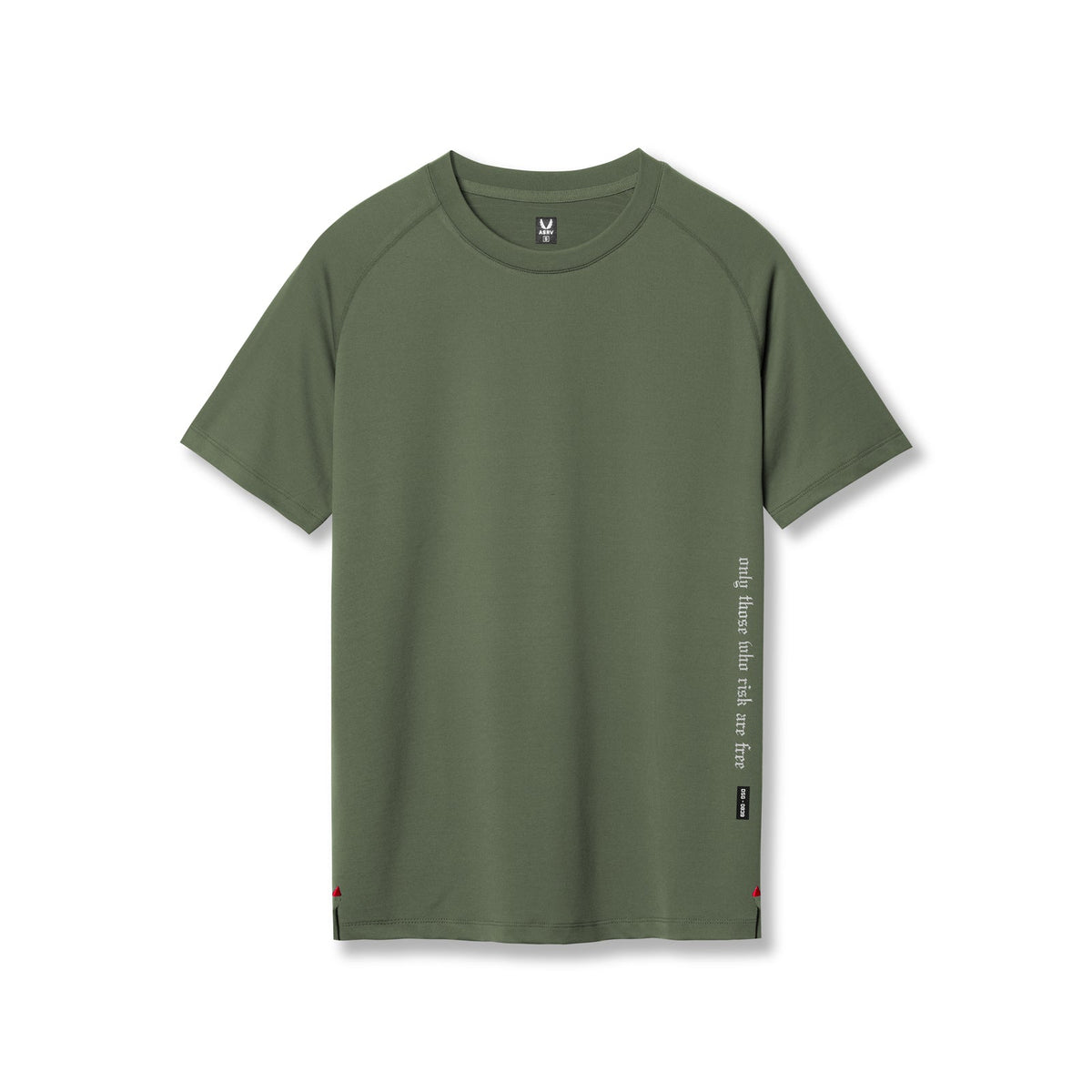 0839. 3D-Lite® 2.0 Lycra® Fitted Tee - Olive "OTWR" | ASRV