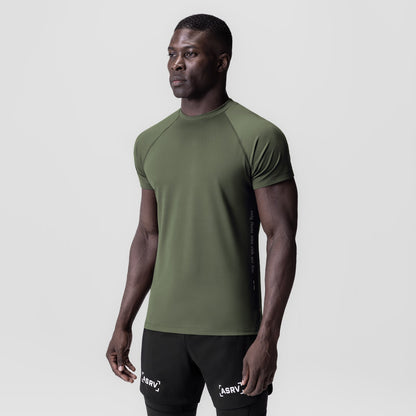 0839. 3D-Lite® 2.0 Lycra® Fitted Tee - Olive "OTWR" | ASRV