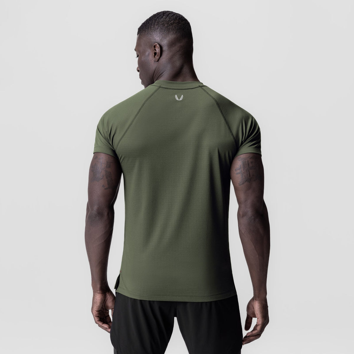 0839. 3D-Lite® 2.0 Lycra® Fitted Tee - Olive "OTWR" | ASRV