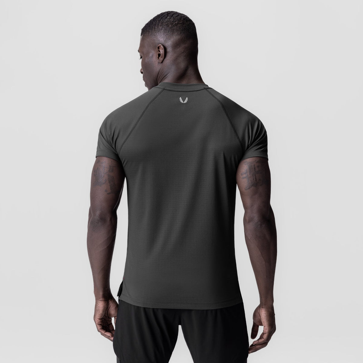 0839. 3D-Lite® 2.0 Lycra® Fitted Tee - Space Grey "OTWR" | ASRV