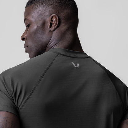 0839. 3D-Lite® 2.0 Lycra® Fitted Tee - Space Grey "OTWR" | ASRV