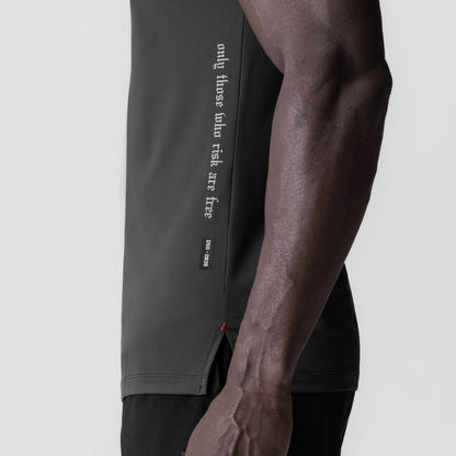 0839. 3D-Lite® 2.0 Lycra® Fitted Tee - Space Grey "OTWR" | ASRV