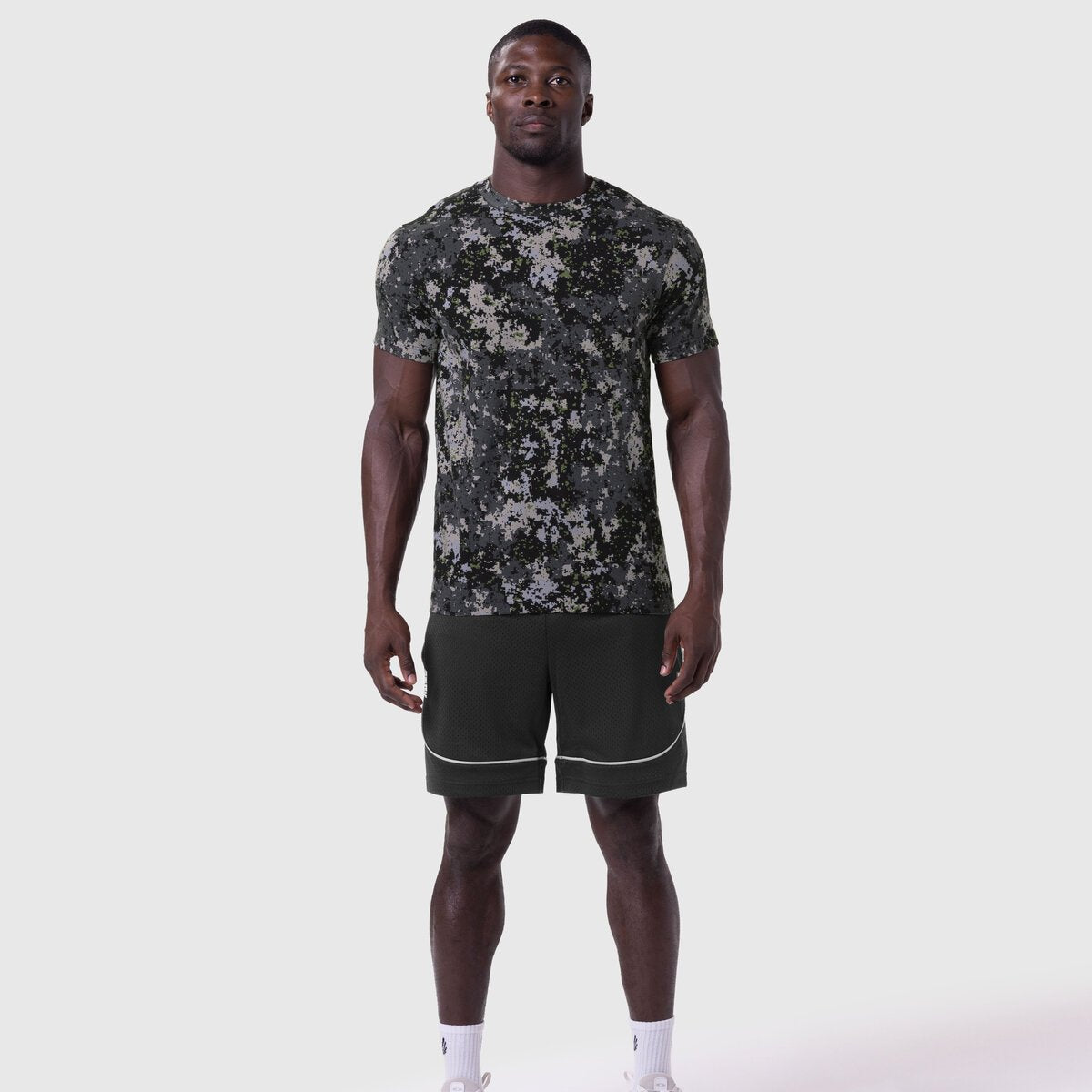 0923. Supima® Essential Tee - Pixel Camo | ASRV