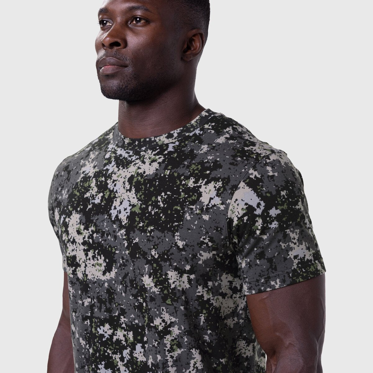 0923. Supima® Essential Tee - Pixel Camo | ASRV
