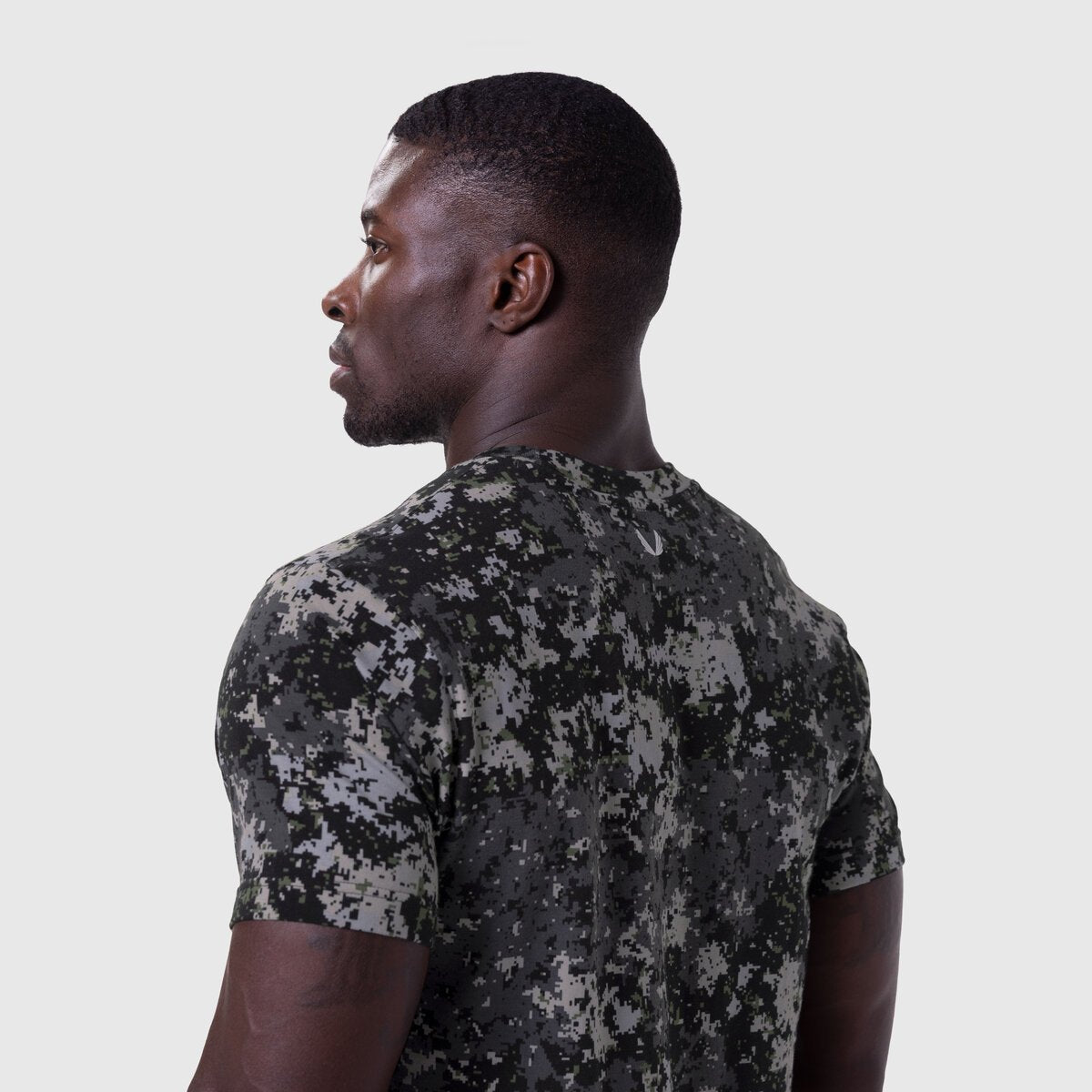 0923. Supima® Essential Tee - Pixel Camo | ASRV