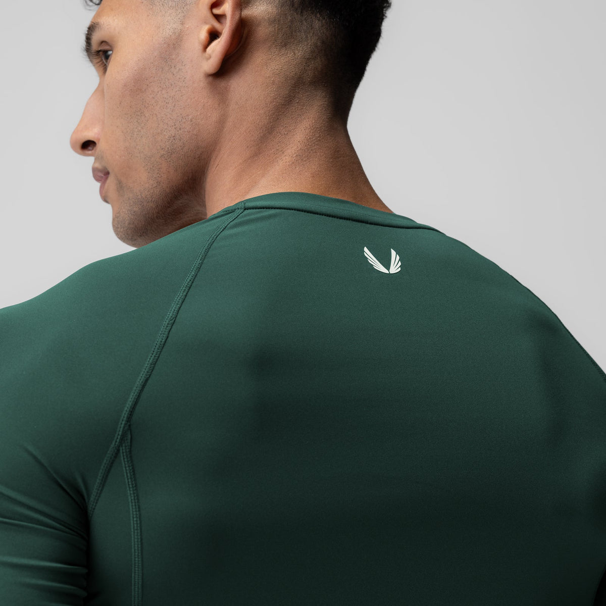 1027. WarpFlexx-Lite® Half-Sleeve Baselayer - Forest Green | ASRV