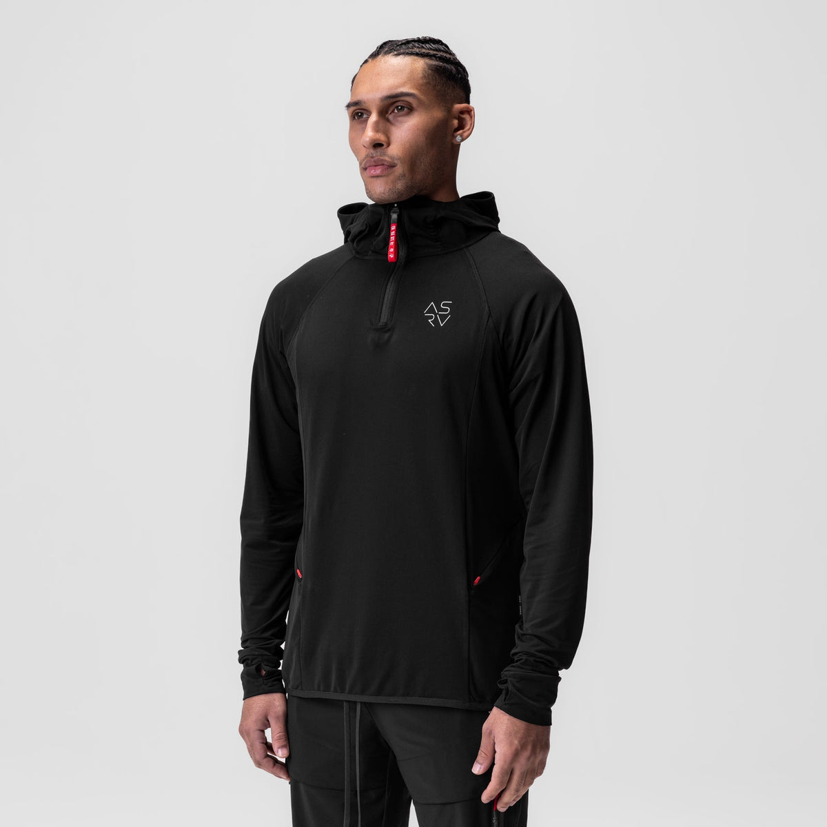 0682. Training Hoodie - Black "Cyber" | ASRV