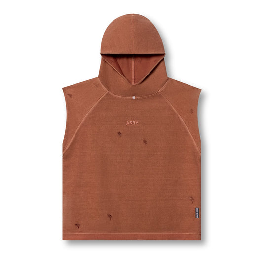 0799. Tech Essential™ Cutoff Hoodie - Faded Rust | ASRV