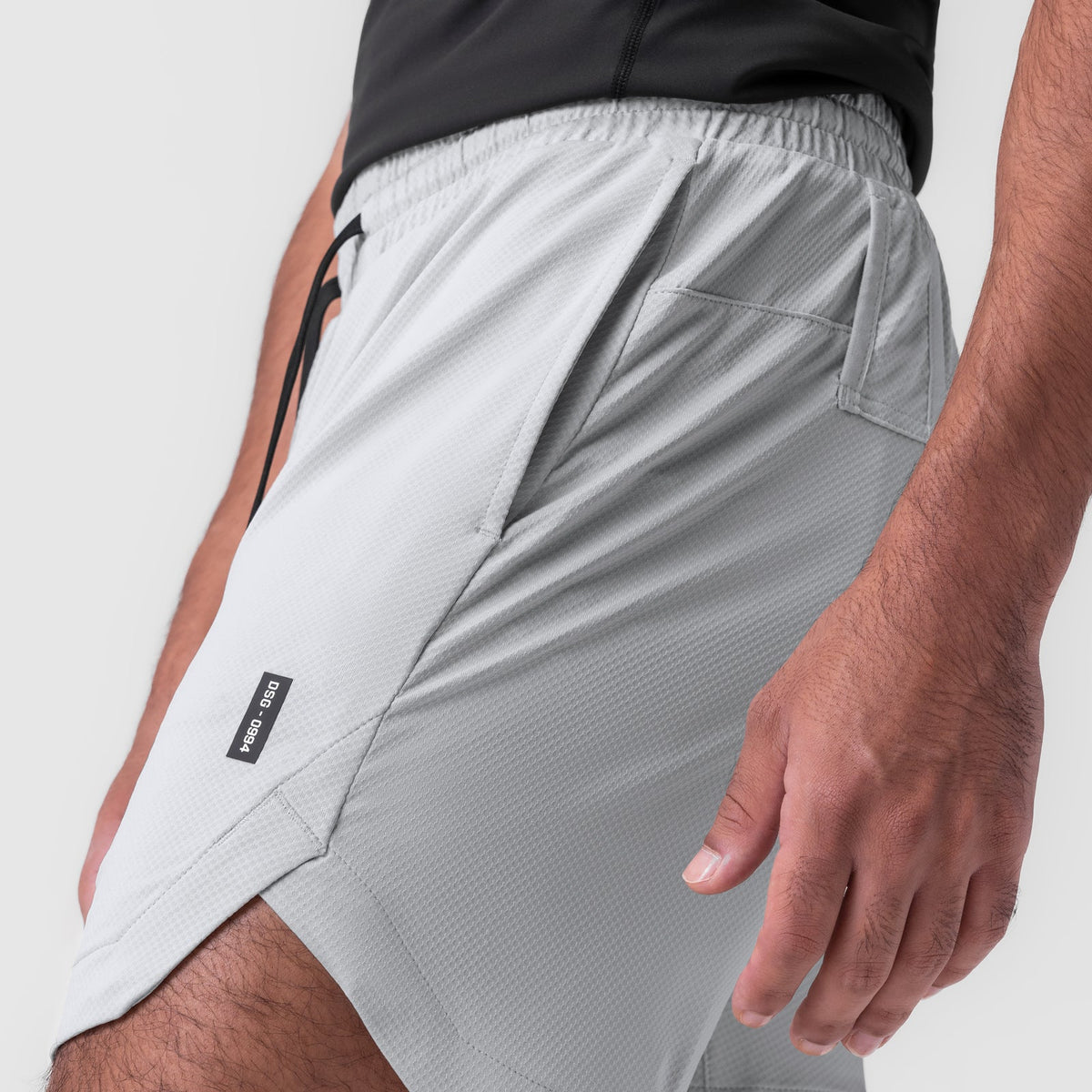 0994. AeroSilver® 7" Linerless Short - Slate Grey | ASRV