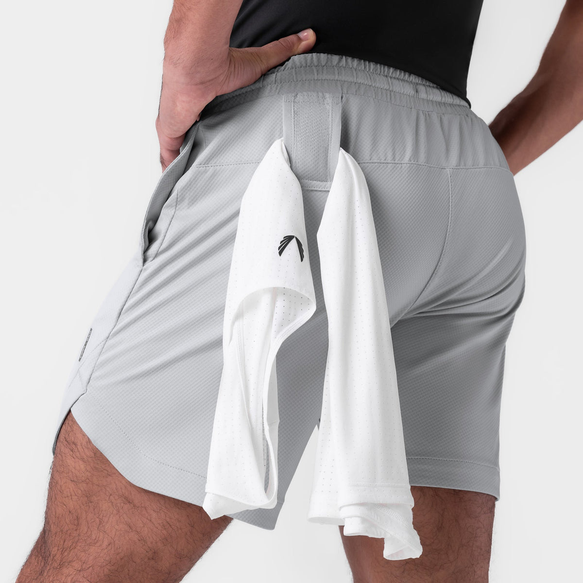 0994. AeroSilver® 7" Linerless Short - Slate Grey | ASRV