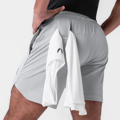 0994. AeroSilver® 7" Linerless Short - Slate Grey | ASRV
