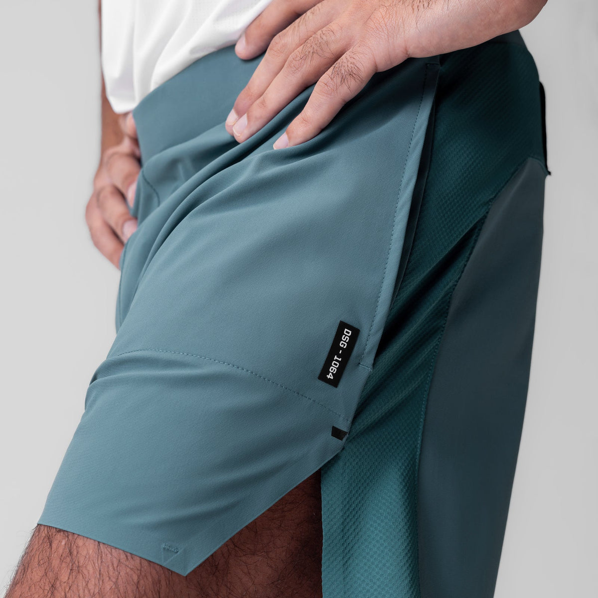 1064. Tetra-Lite® 6" Bonded Training Short - Storm | ASRV