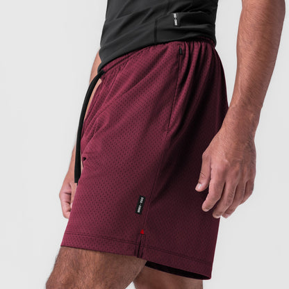 0988. Reversible 2-in-1 Short - Crimson | ASRV