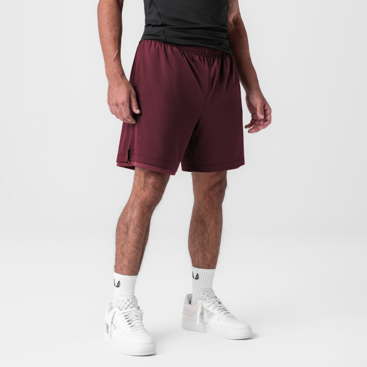 0988. Reversible 2-in-1 Short - Crimson | ASRV