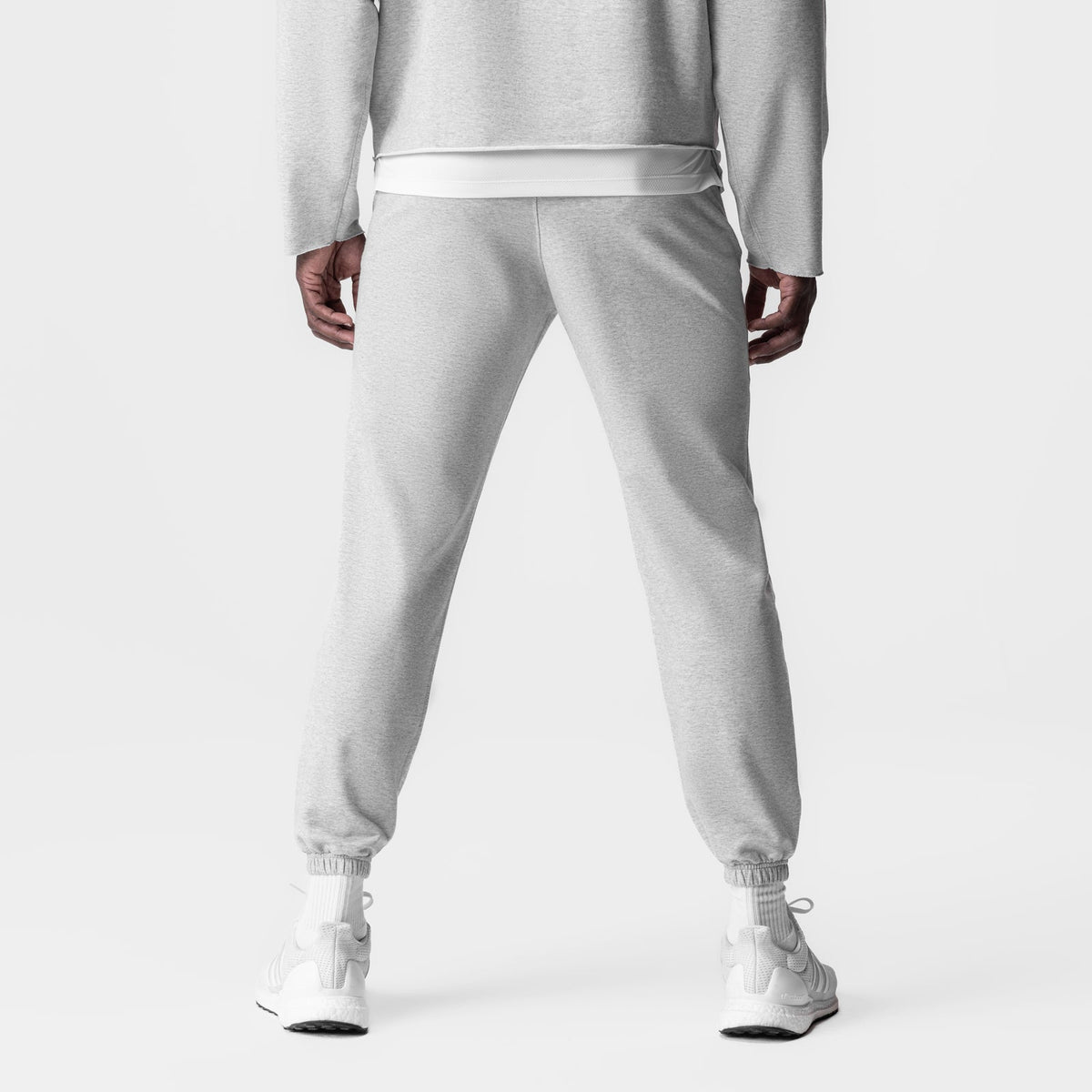 0956. Micro-Terry Jogger - Heather Grey | ASRV