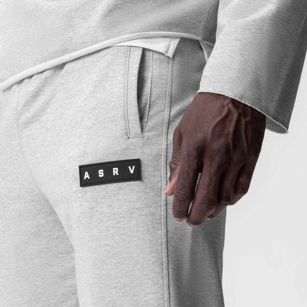 0956. Micro-Terry Jogger - Heather Grey | ASRV