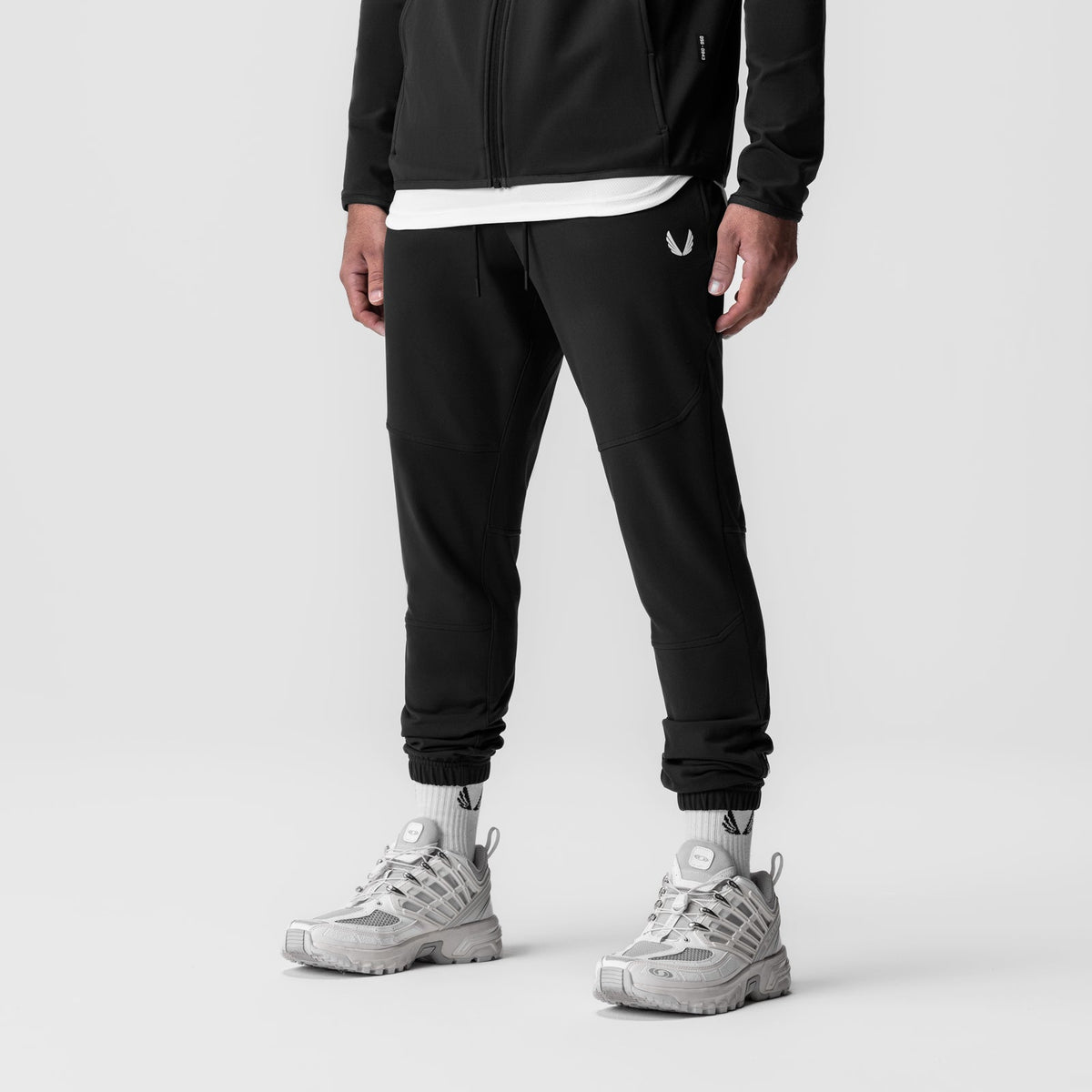 0955. Performance Fleece Jogger - Black | ASRV