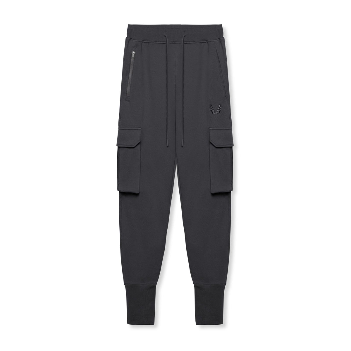 0654. Tech-Terry™ Cargo High Rib Jogger - Dusk Black | ASRV