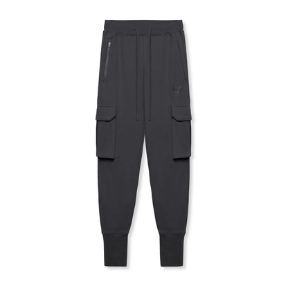 0654. Tech-Terry™ Cargo High Rib Jogger - Dusk Black | ASRV