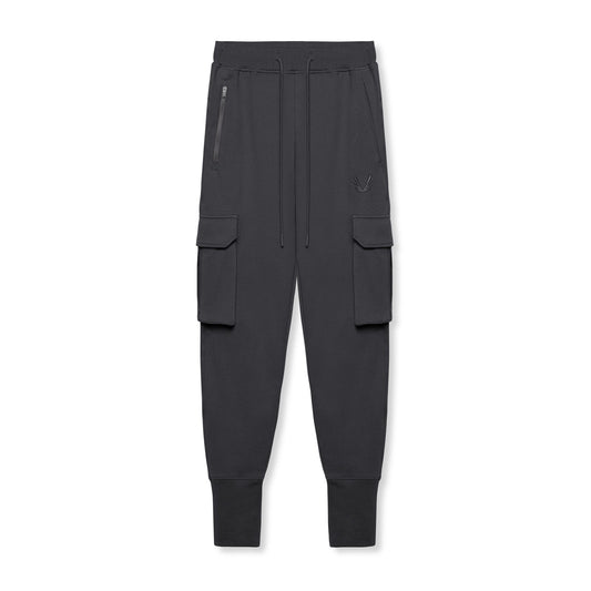 0654. Tech-Terry™ Cargo High Rib Jogger - Dusk Black | ASRV