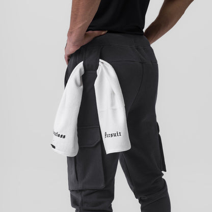 0654. Tech-Terry™ Cargo High Rib Jogger - Dusk Black | ASRV
