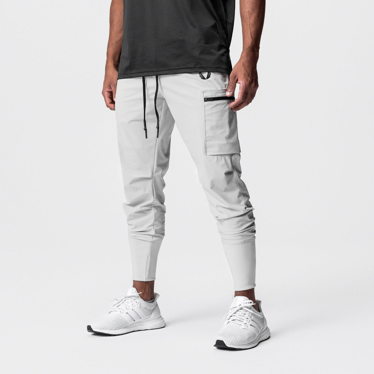 0827. Tetra-Lite® Inlay Pocket High Rib Jogger - Stone | ASRV