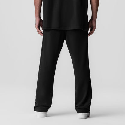 0957. Waffle Knit Relaxed Sweatpant - Black/Black | ASRV