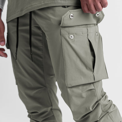 0437. Tetra-Lite® Cargo High Rib Jogger - Sage | ASRV