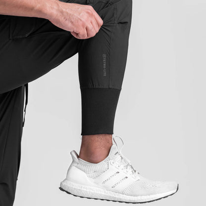 0437. Tetra-Lite® Cargo High Rib Jogger - Black | ASRV