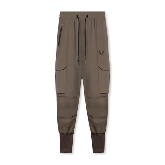 0437. Tetra-Lite® Cargo High Rib Jogger - Deep Taupe | ASRV