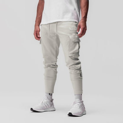 0654. Tech-Terry™ Cargo High Rib Jogger - Stone | ASRV