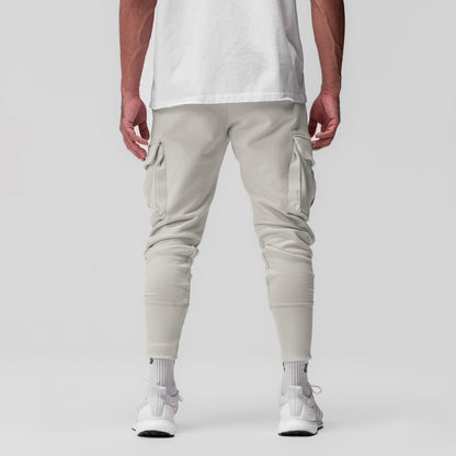 0654. Tech-Terry™ Cargo High Rib Jogger - Stone | ASRV