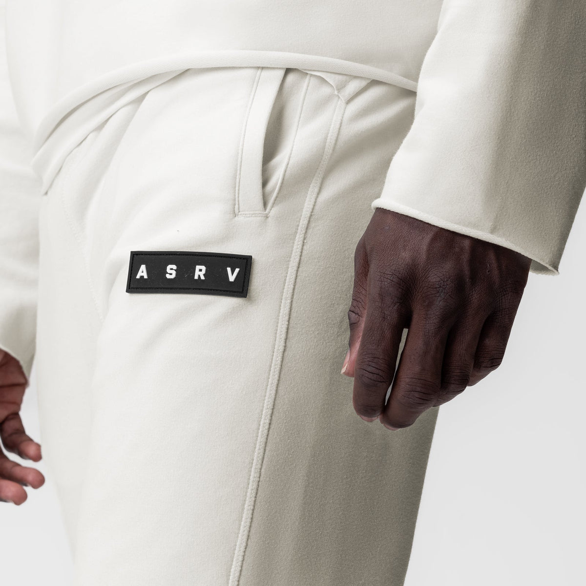 0956. Micro-Terry Jogger - Cream | ASRV